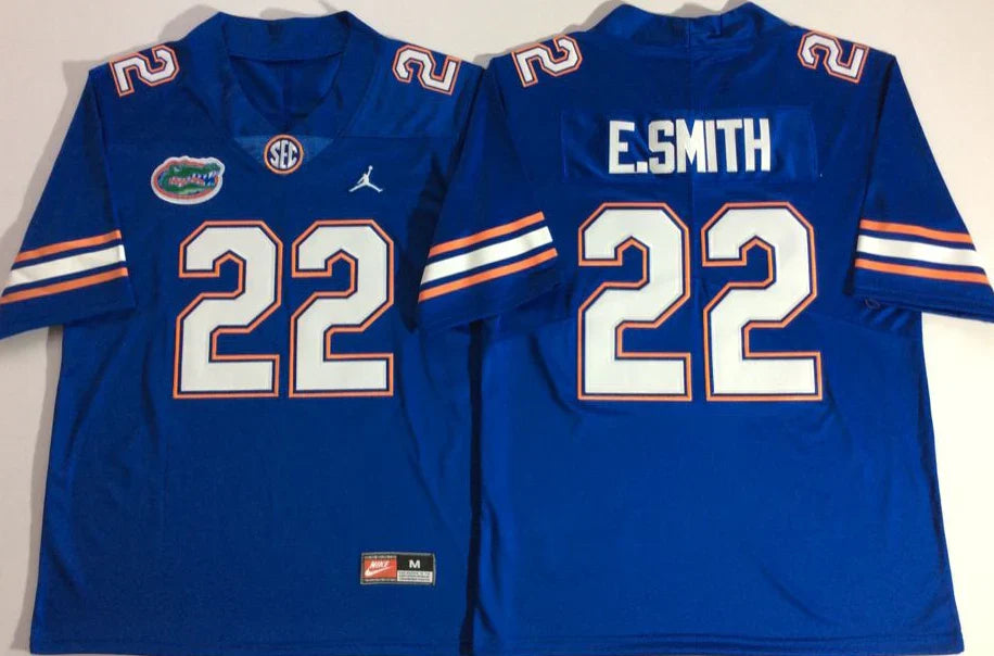 Emmitt Smith Florida Gators Jersey blue product image 1, provided for visual reference and product detail review