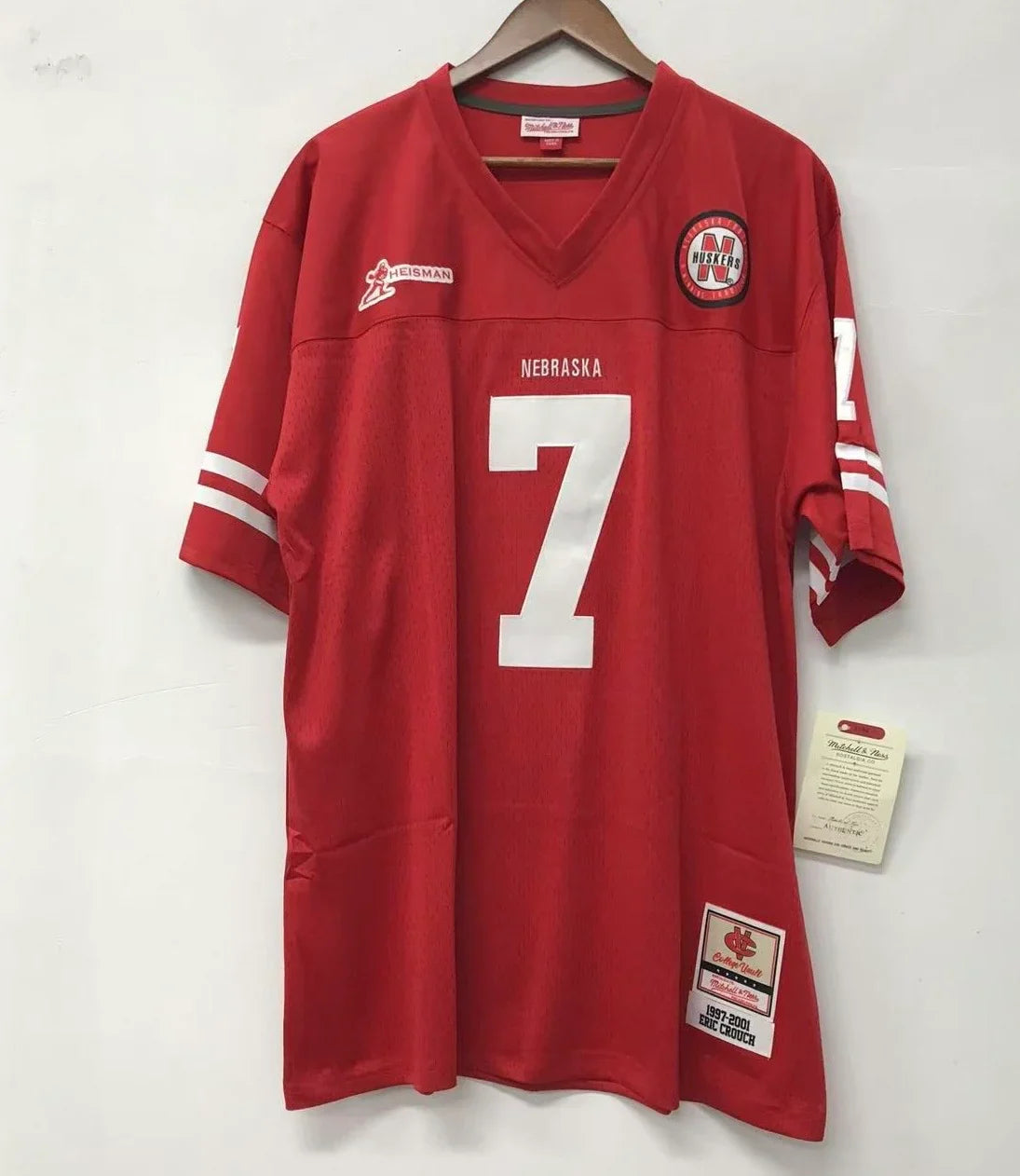 Eric Crouch Nebraska Cornhuskers Jersey Mitchell & Ness College Vault product image 2, provided for visual reference and