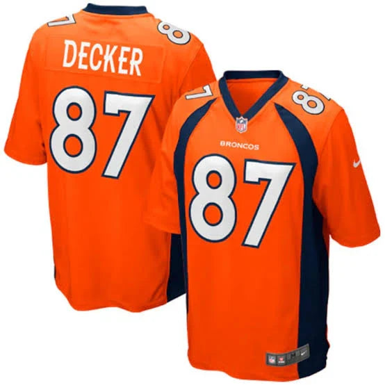 Eric Decker Denver Broncos Official NFL Nike Jersey product image 1, provided for visual reference and product detail review