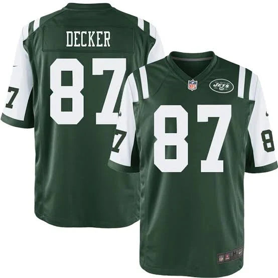 Eric Decker New York Jets Official NFL Nike Jersey product image 1, provided for visual reference and product detail review