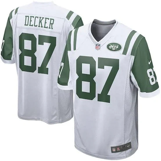 Eric Decker New York Jets Official NFL Nike Jersey White product image 1, provided for visual reference and product detail
