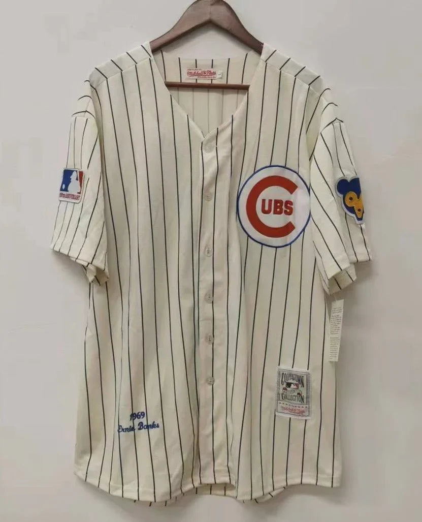 Ernie Banks Chicago Cubs Jersey 1969 Cooperstown Collection Mitchell & Ness product image 3, provided for visual reference