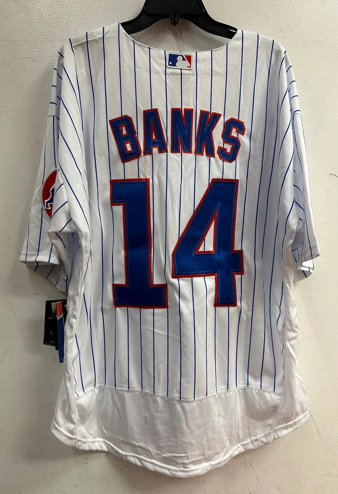 Ernie Banks Chicago Cubs Jersey Nike White product image 2, provided for visual reference and product detail review