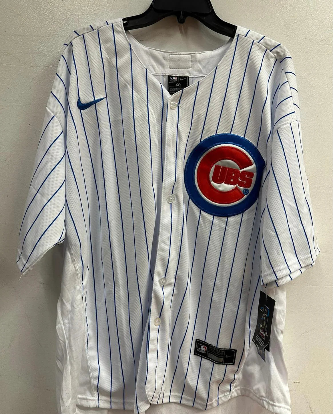 Ernie Banks Chicago Cubs Jersey Nike White product image 3, provided for visual reference and product detail review