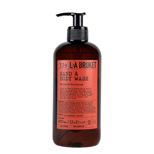 339 Hand & Body Wash Rhubarb / Geranium