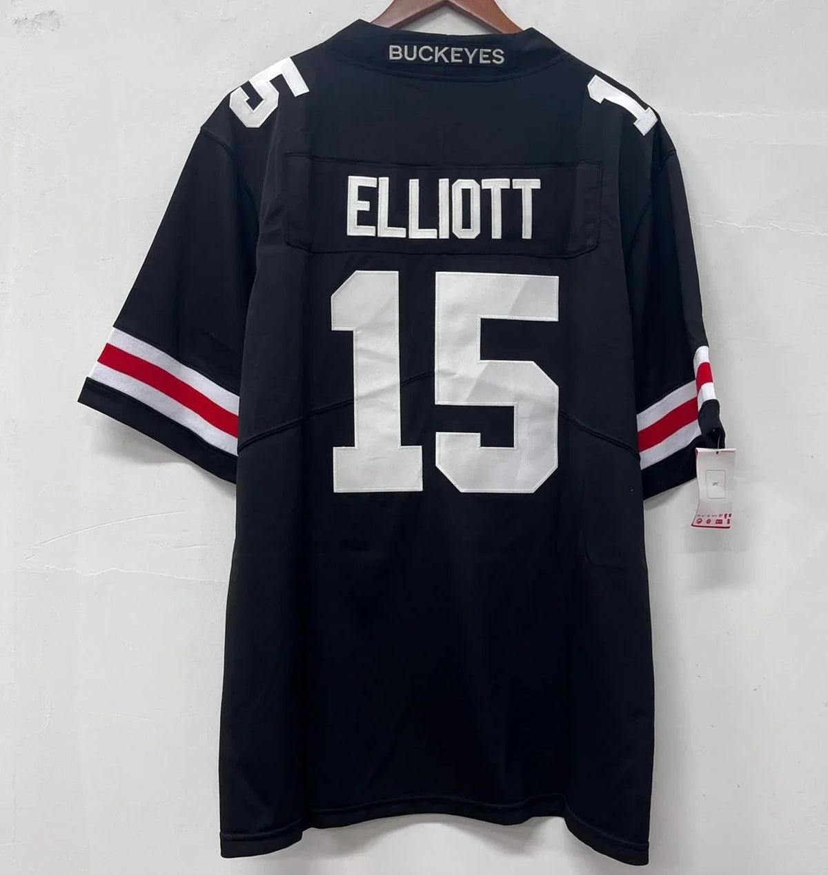 Ezekiel Elliott Jersey Ohio State Buckeyes Jersey Black product image 2, provided for visual reference and product detail