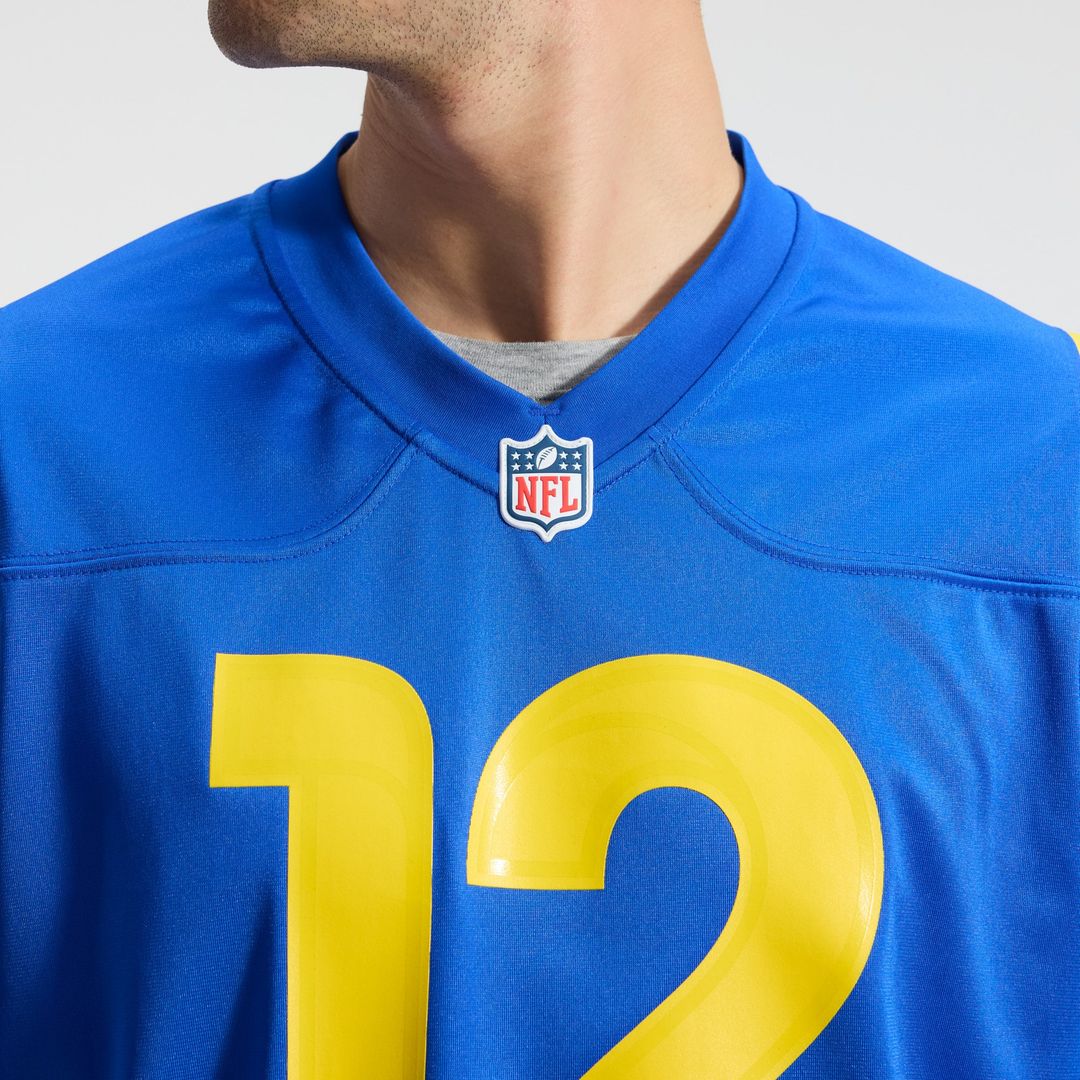 Men's Los Angeles Rams Puka Nacua Nike White Game Player product image 15