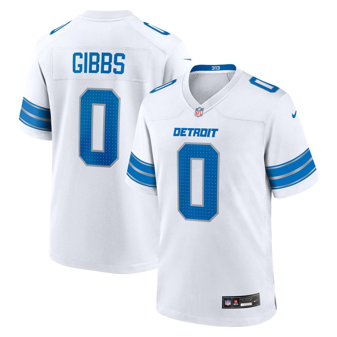 Men's Detroit Lions Jahmyr Gibbs Nike Blue Game Player product image 11