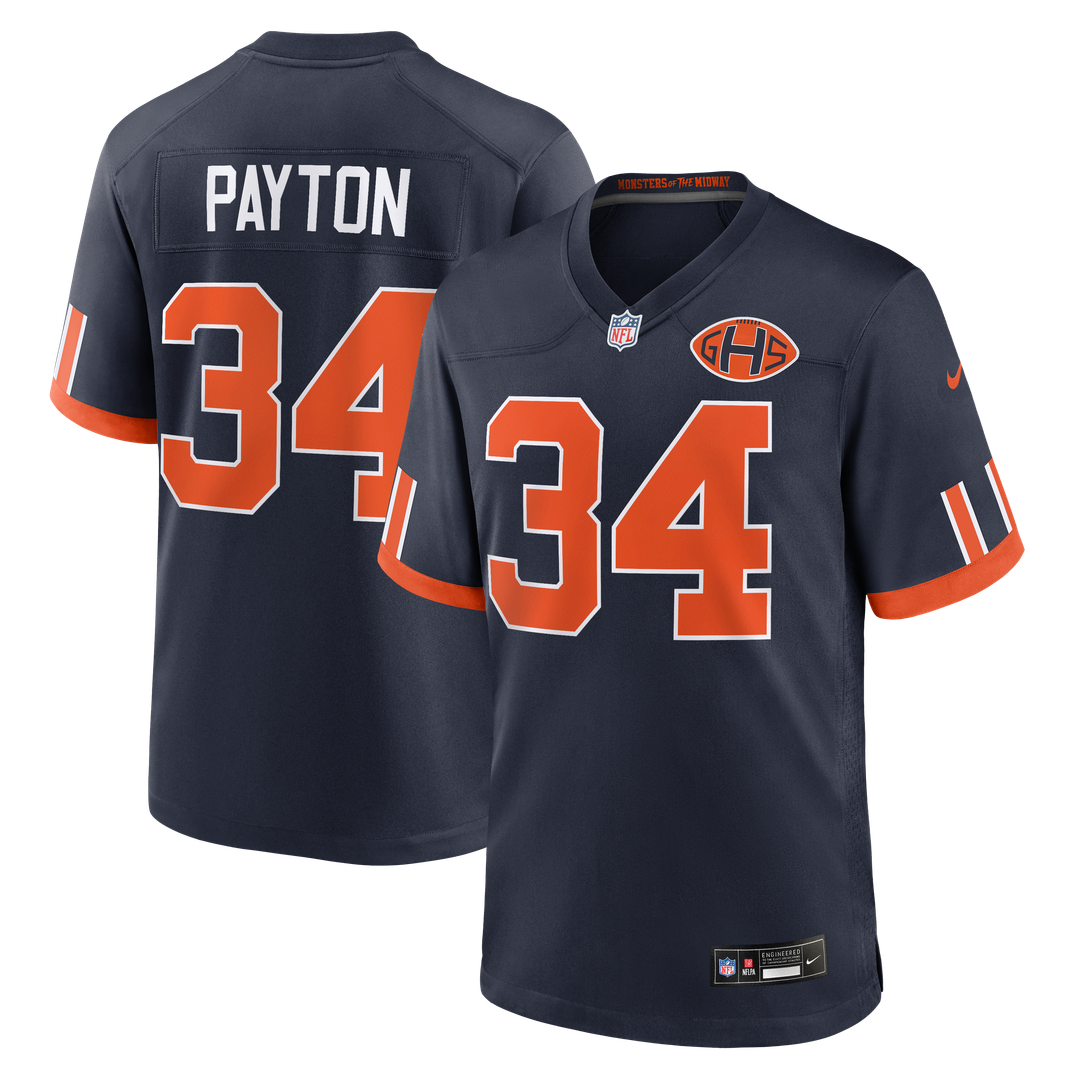 Men's Chicago Bears Walter Payton Nike Navy 2026 Rivalries product image 1
