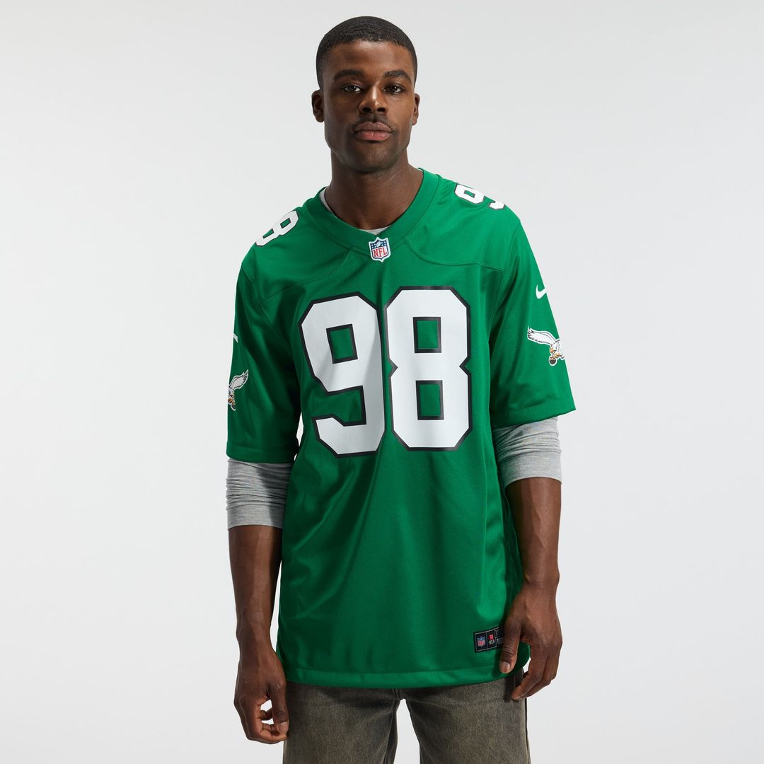 Men's Philadelphia Eagles Jalen Carter Nike Midnight Green product image 8