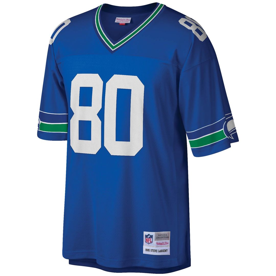 Men's Seattle Seahawks Steve Largent Mitchell & Ness Royal product image 2
