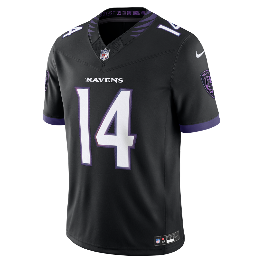 Men's Baltimore Ravens Kyle Hamilton Nike Black Alternate product image 2