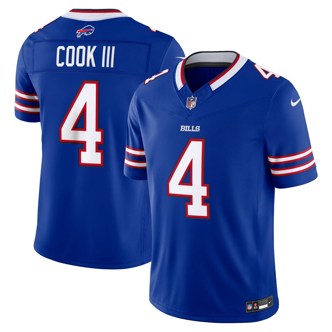 Men's Buffalo Bills James Cook III Nike Royal Team Vapor product image 1