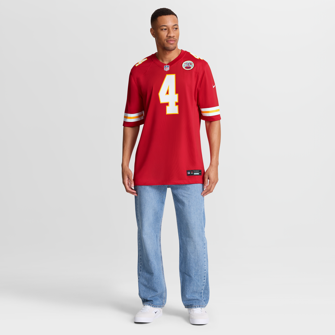 Men's Kansas City Chiefs Rashee Rice Nike Red Game Jersey product image 7