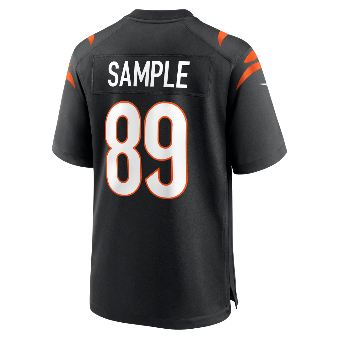 Men's Cincinnati Bengals Drew Sample Nike Black Game Jersey product image 3