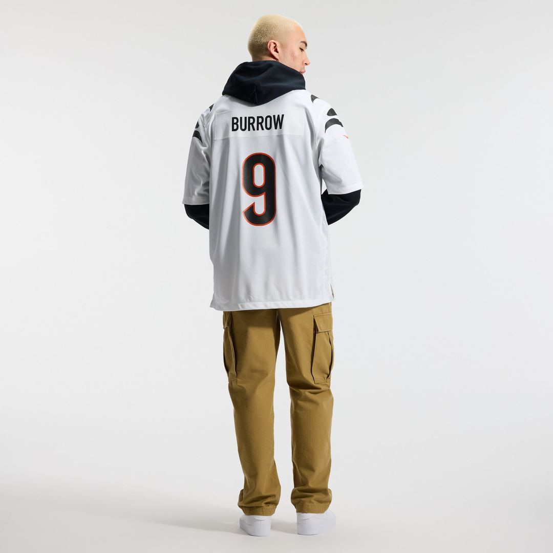 Men's Cincinnati Bengals Joe Burrow Nike White Game Jersey product image 5