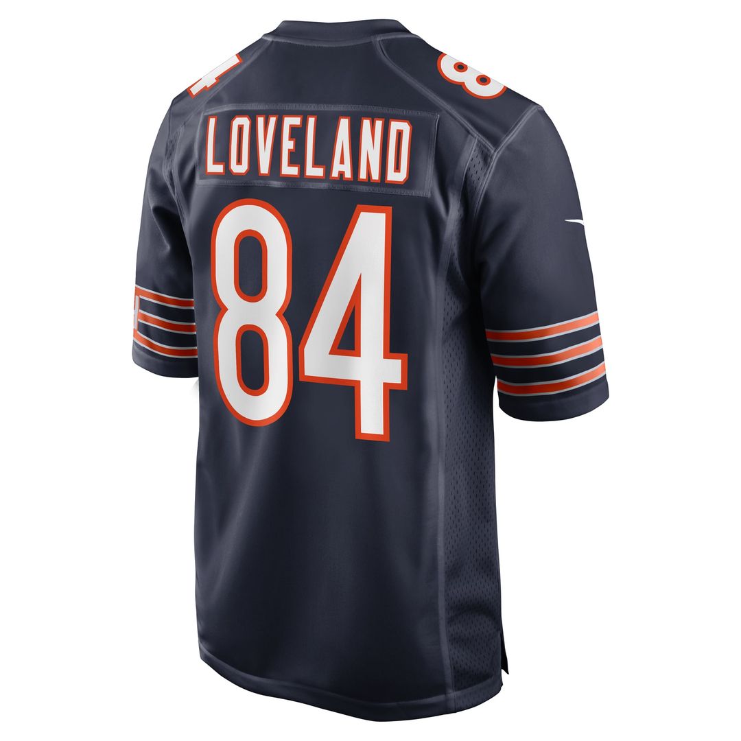 Men's Chicago Bears Colston Loveland Nike Navy Team Game product image 3