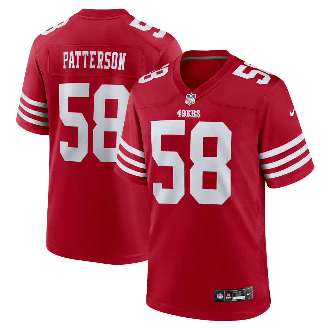 Men's San Francisco 49ers Jarrett Patterson Nike Scarlet product image 1