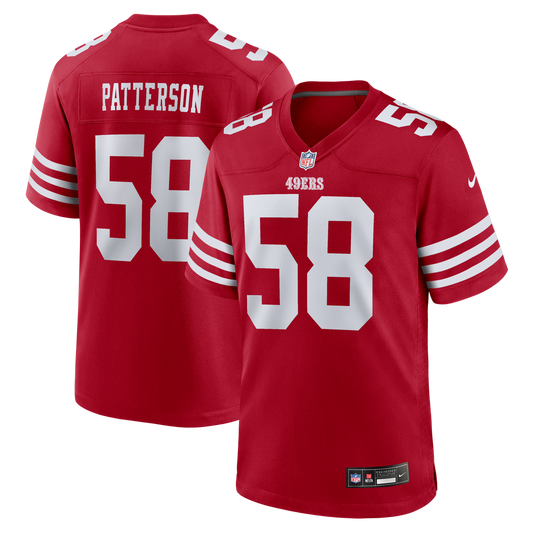 Men's San Francisco 49ers Jarrett Patterson Nike Scarlet product image 1