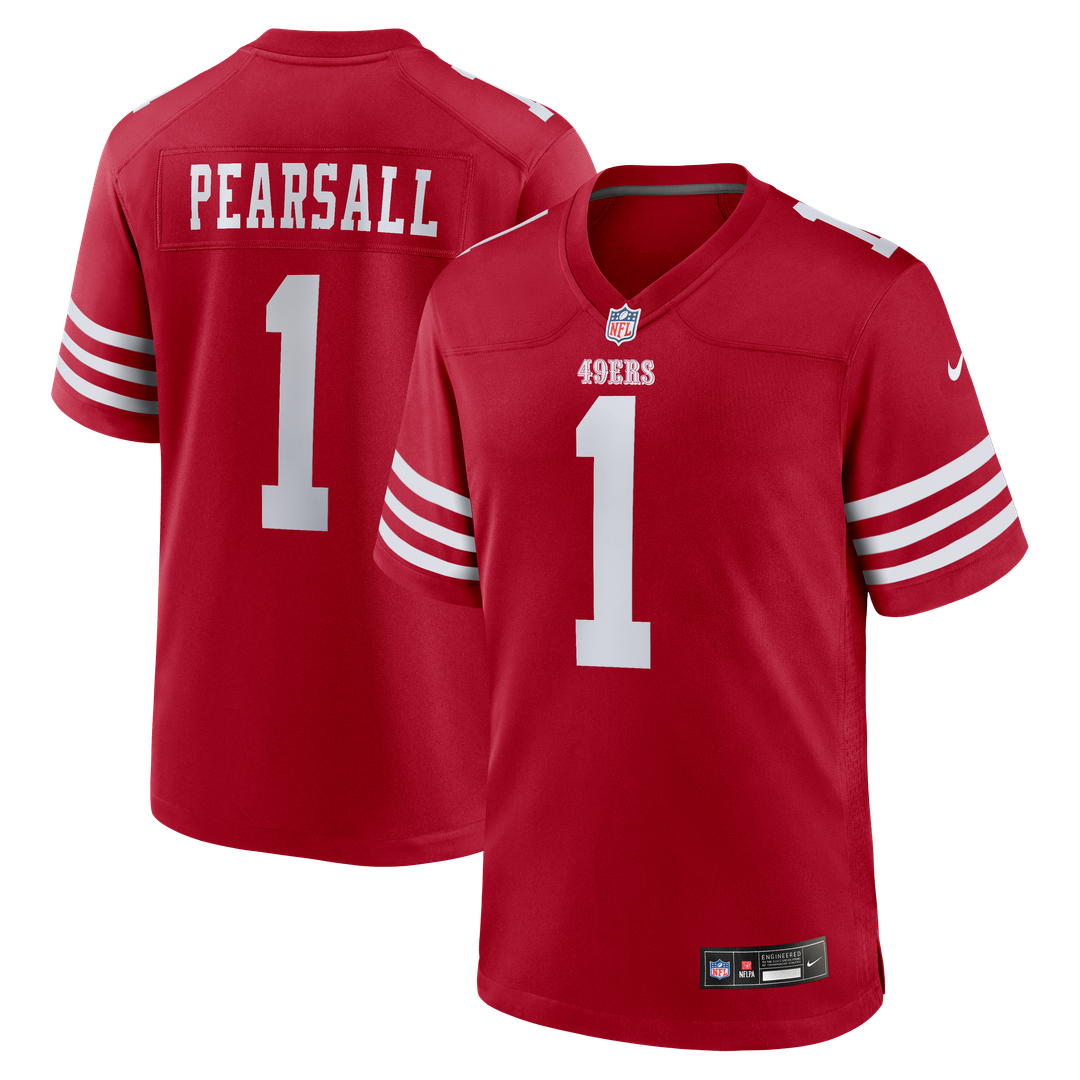 Men's San Francisco 49ers Ricky Pearsall Nike Scarlet Team product image 1