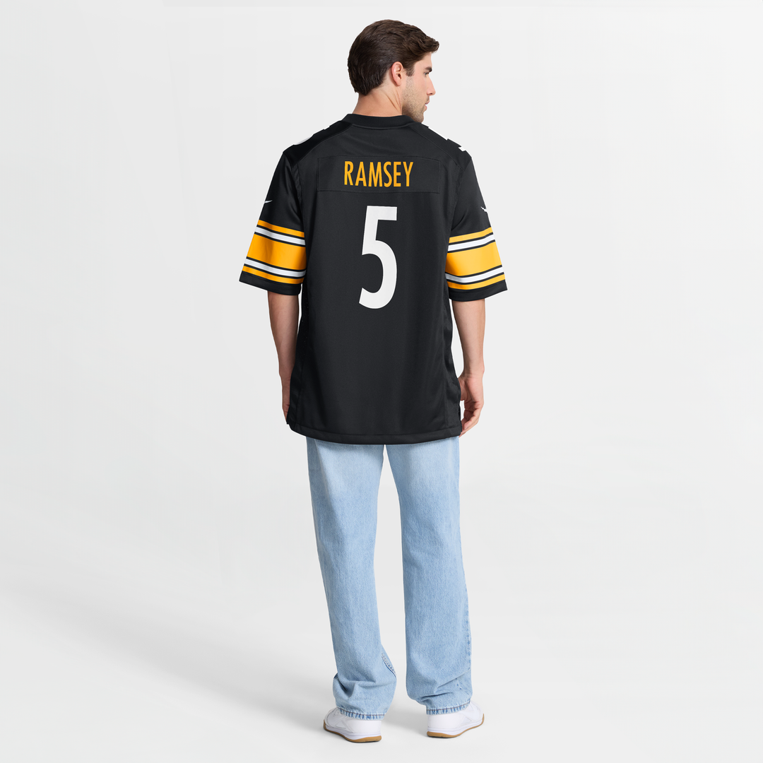 Men's Pittsburgh Steelers Jalen Ramsey Nike Black Team Game product image 15