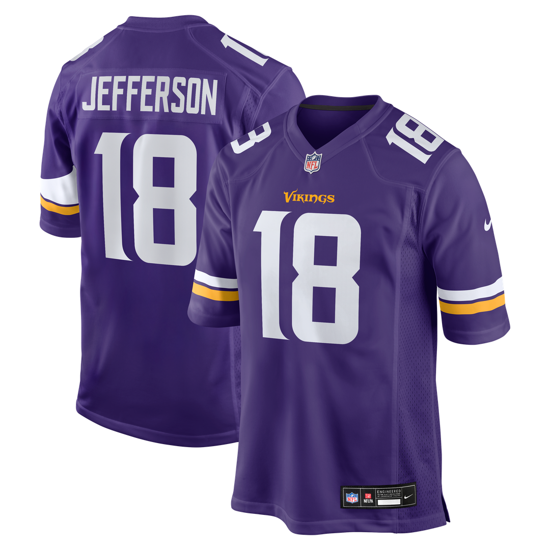Men's Minnesota Vikings Justin Jefferson Nike Purple Game product image 1