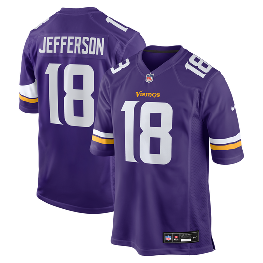 Men's Minnesota Vikings Justin Jefferson Nike Purple Game product image 1