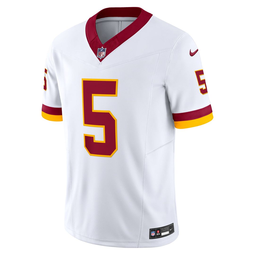 Men's Washington Commanders Jayden Daniels Nike White Vapor product image 2