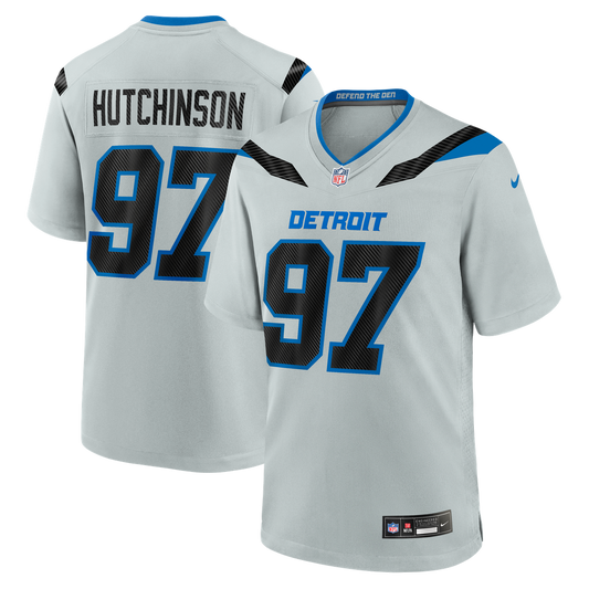 Men's Detroit Lions Aidan Hutchinson Nike Silver 2026 product image 1