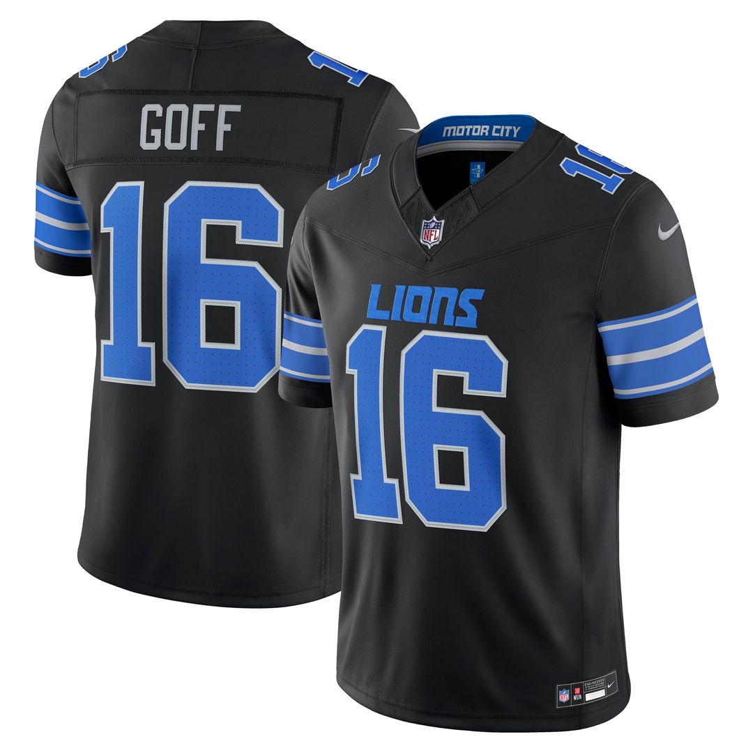 Men's Detroit Lions Jared Goff Nike Blue Team Vapor product image 7
