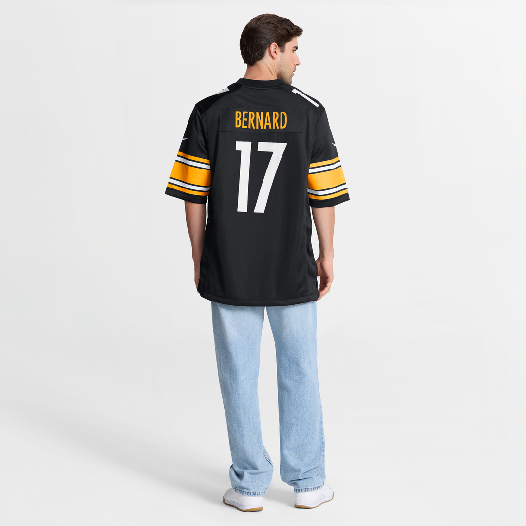 Men's Pittsburgh Steelers Germie Bernard Nike Black Game product image 3