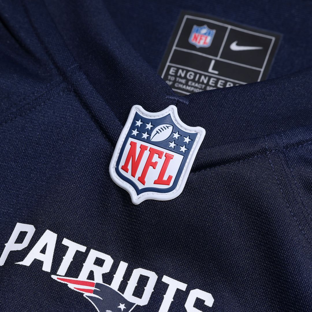 Men's New England Patriots Elijah Ponder Nike Navy Team product image 4