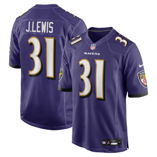 Men's Baltimore Ravens Jamal Lewis Nike Purple Game Retired product image 1