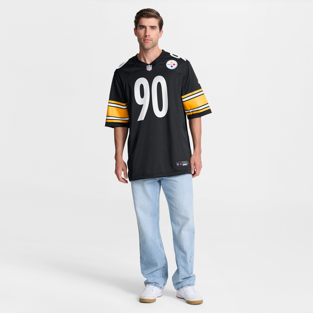 Men's Pittsburgh Steelers T.J. Watt Nike Black Game Jersey product image 15