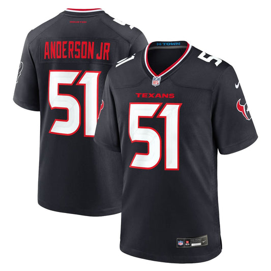 Men's Houston Texans Will Anderson Jr. Nike Navy Game Jersey product image 1