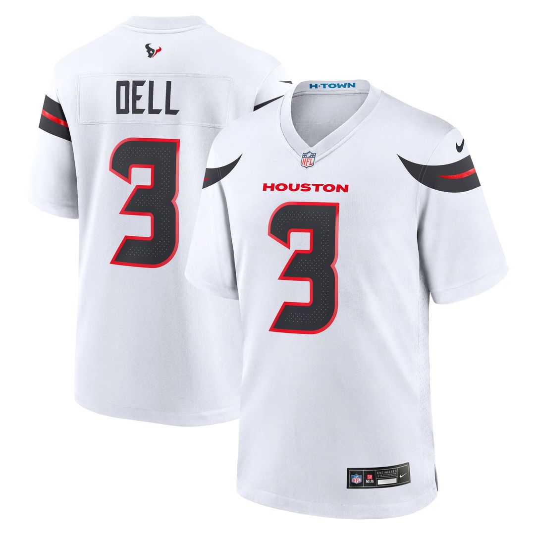 Men's Houston Texans Tank Dell Nike Navy Game Jersey product image 17