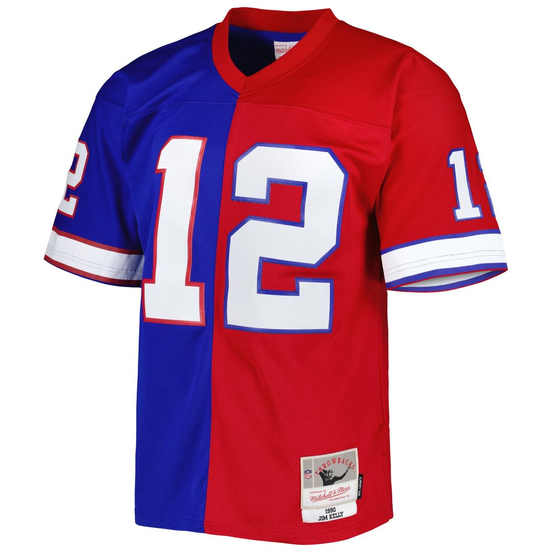 Men's Buffalo Bills Jim Kelly Mitchell & Ness Royal/Red product image 2