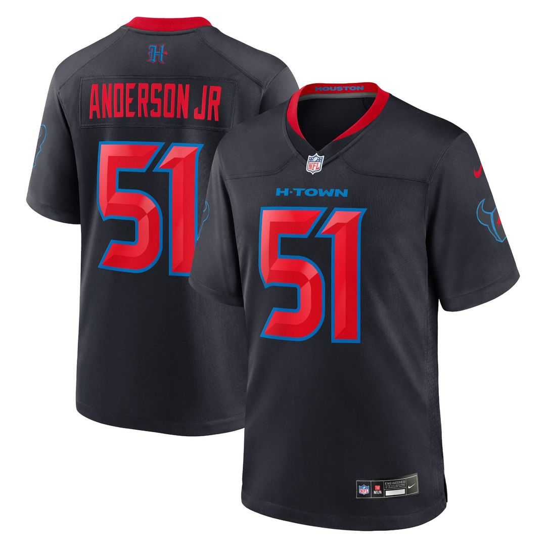 Men's Houston Texans Will Anderson Jr. Nike Navy Alternate product image 1
