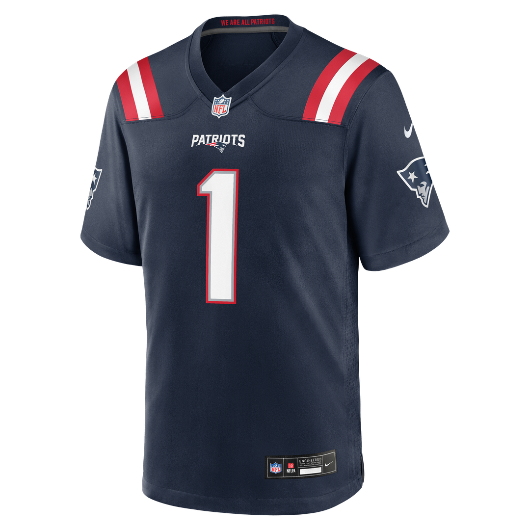 Men's New England Patriots A.J. Brown Nike Navy Team Game product image 11