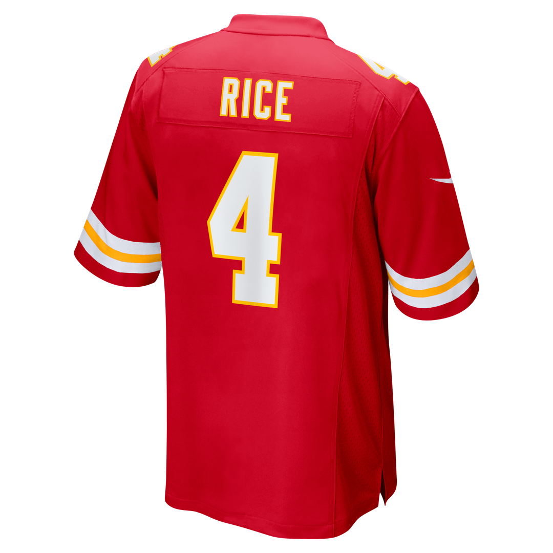 Men's Kansas City Chiefs Rashee Rice Nike Red Game Jersey product image 3