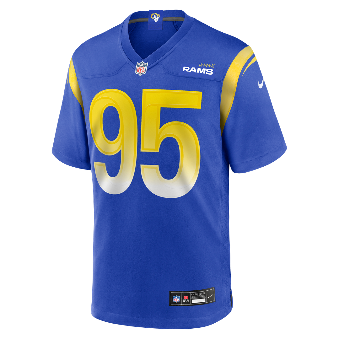 Men's Los Angeles Rams Poona Ford Nike Royal Team Game product image 2