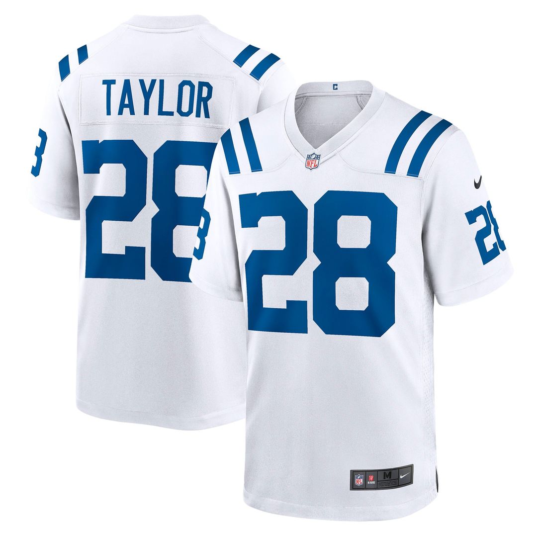 Men's Indianapolis Colts Jonathan Taylor Nike White Player product image 1