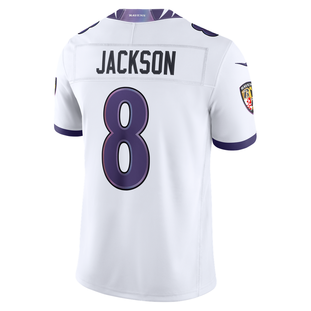 Men's Baltimore Ravens Lamar Jackson Nike White Vapor product image 20