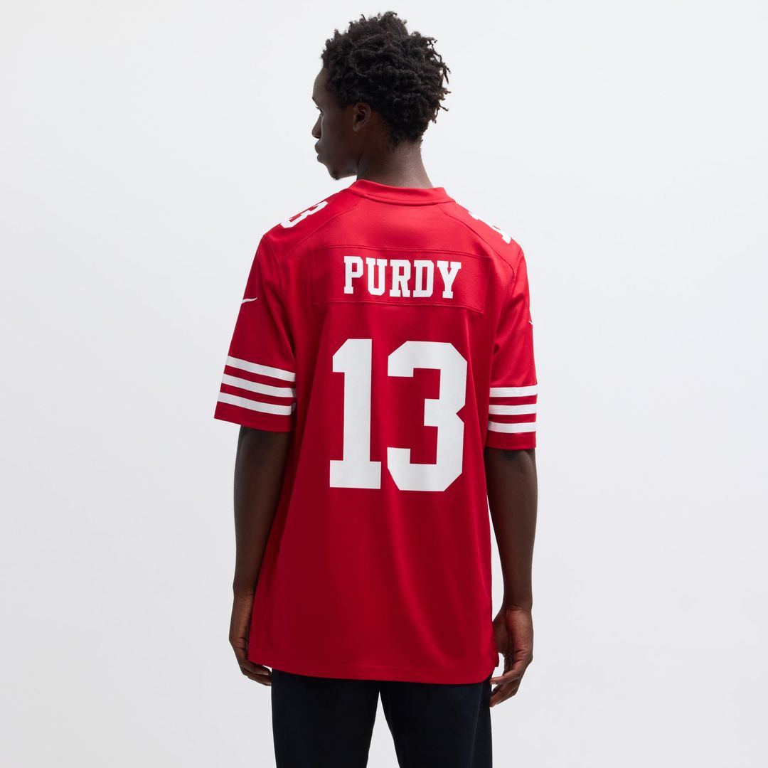 Men's San Francisco 49ers Brock Purdy Nike White Game product image 11
