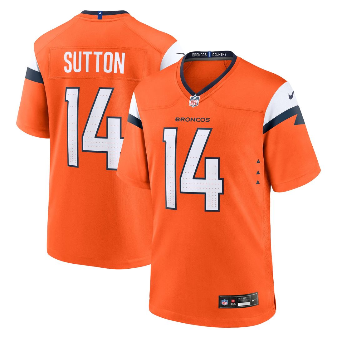 Men's Denver Broncos Courtland Sutton Nike Orange Mile High product image 1