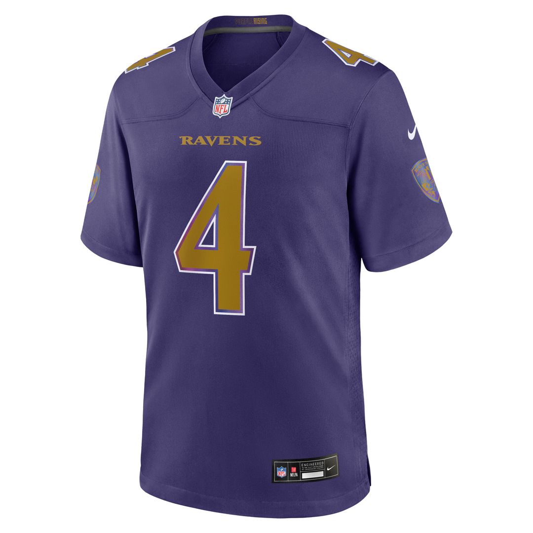 Men's Baltimore Ravens Zay Flowers Nike Black Alternate product image 8