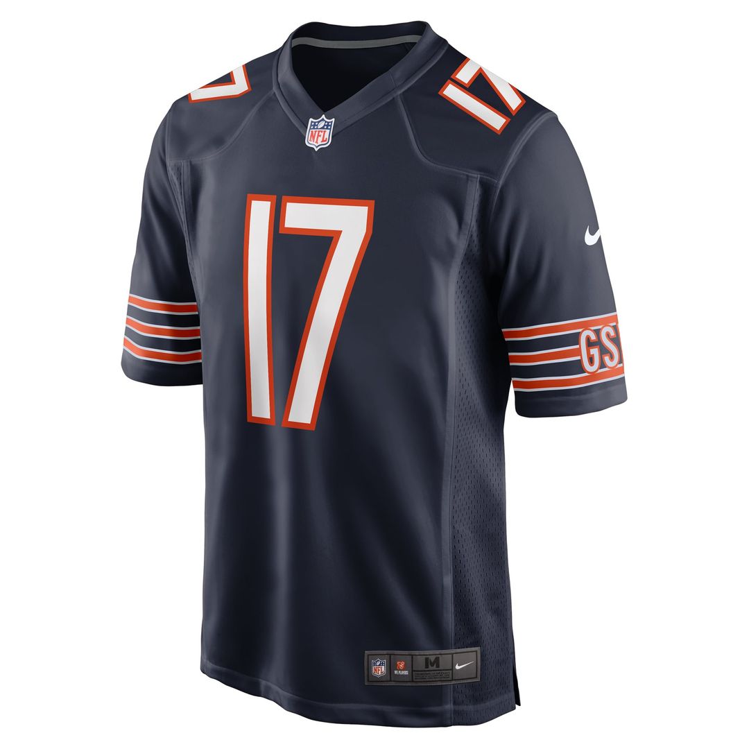 Men's Chicago Bears Tyson Bagent Nike Navy Game Jersey product image 2