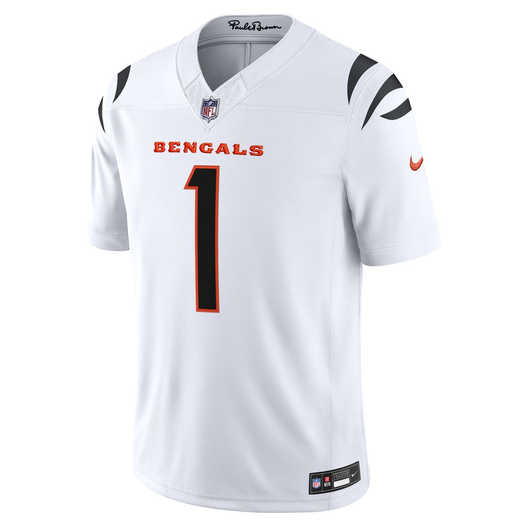 Men's Cincinnati Bengals Ja'Marr Chase Nike White Vapor product image 2