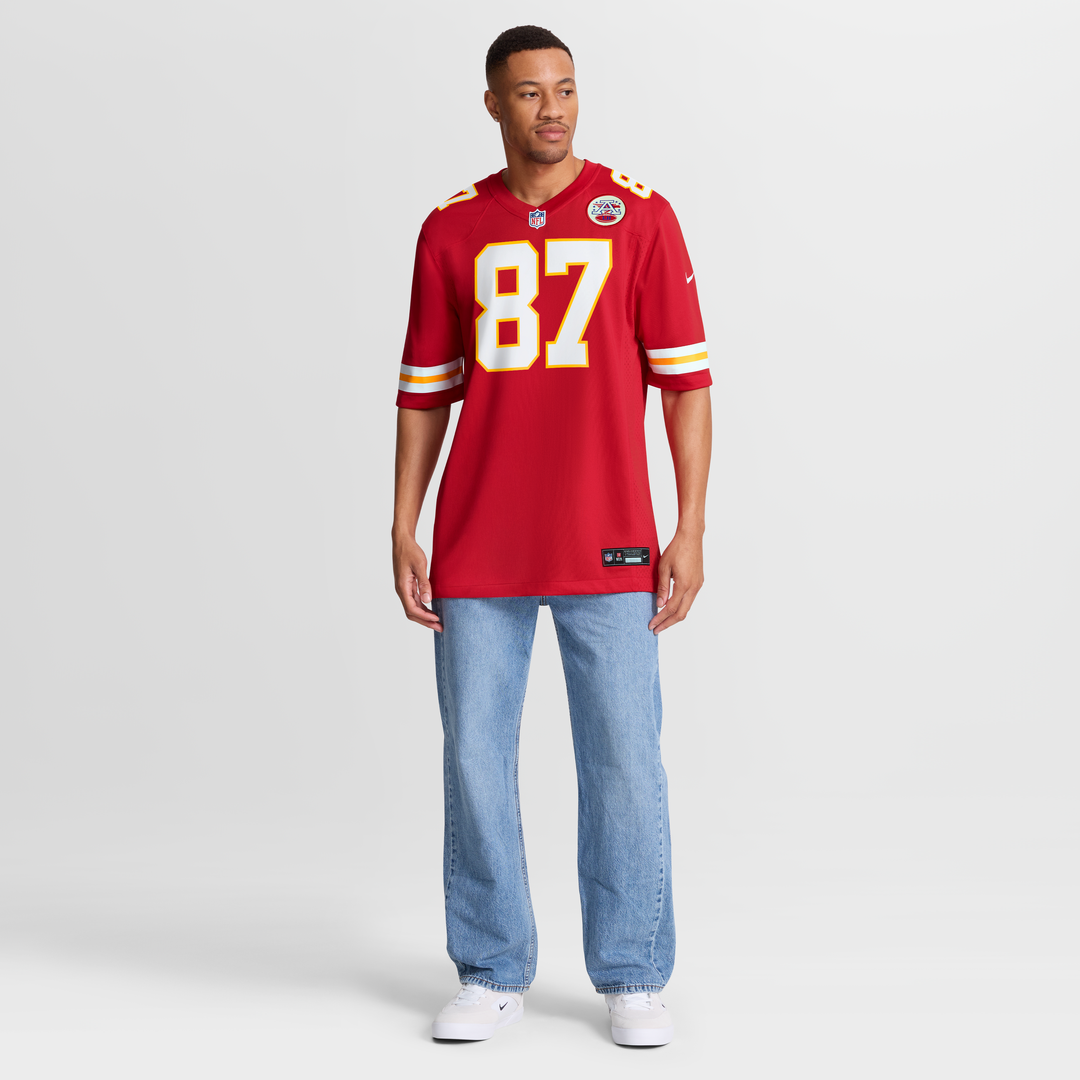 Men's Kansas City Chiefs Travis Kelce Nike Red Game Jersey product image 7