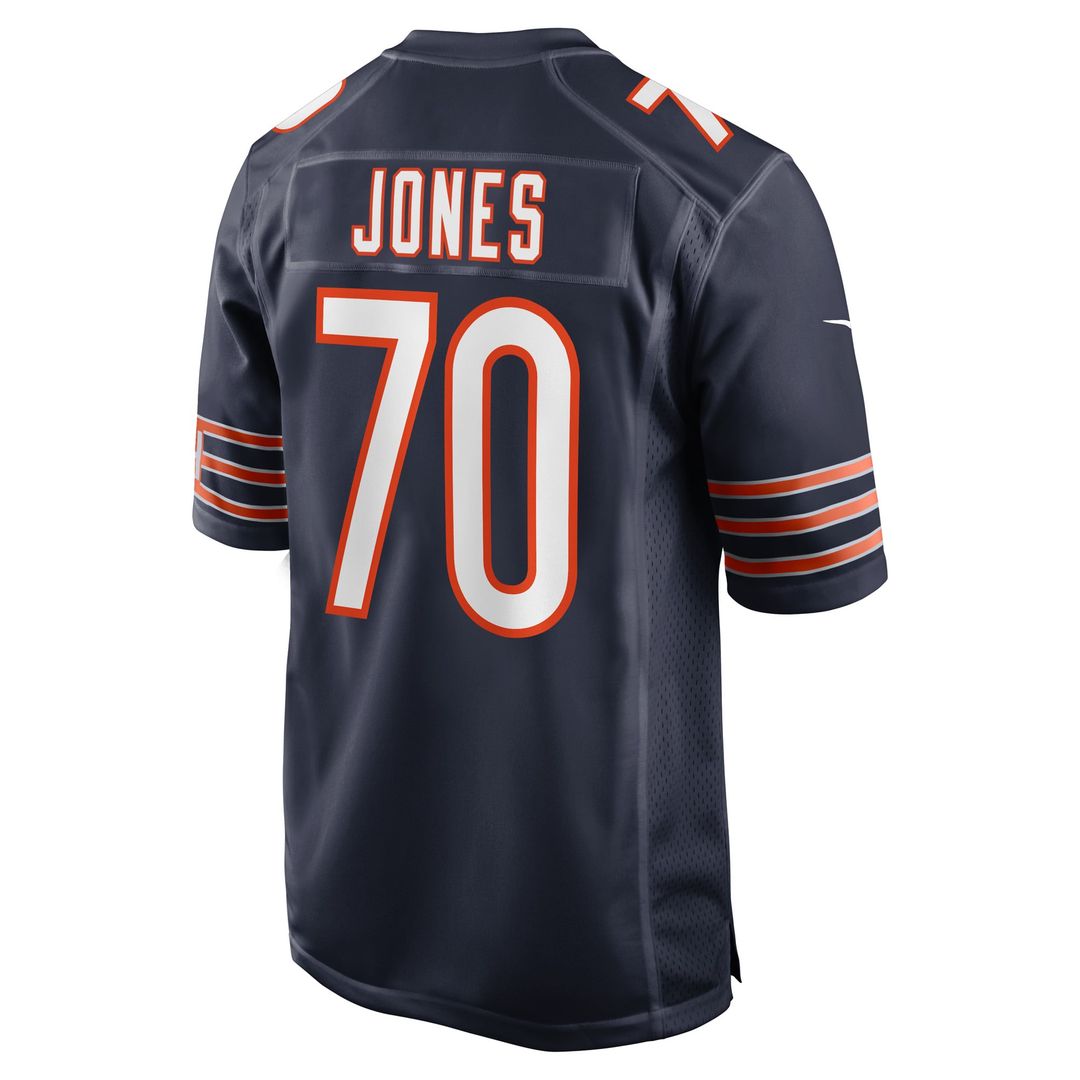 Men's Chicago Bears Braxton Jones Nike Navy Game Player product image 3